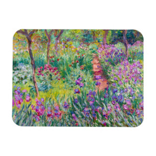 Claude Monet - Der Irisgarten in Giverny Magnet