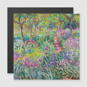 Claude Monet - Der Irisgarten in Giverny Magnetkarte