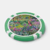 Claude Monet - Der Irisgarten in Giverny Pokerchips (Einzeln)