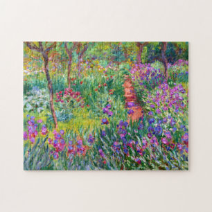 Claude Monet: Der Irisgarten in Giverny Puzzle