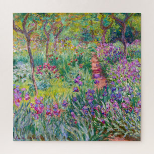 Claude Monet - Der Irisgarten in Giverny Puzzle