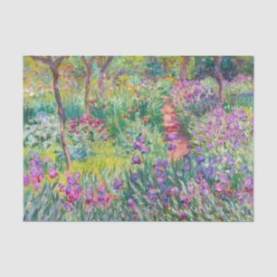 Claude Monet - Der Irisgarten in Giverny Seidenpapier
