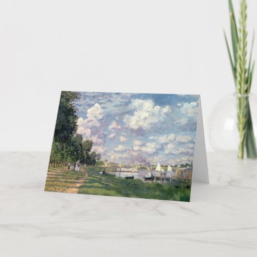 Claude Monet | der Jachthafen in Argenteuil, 1872 Karte (Vorderseite)