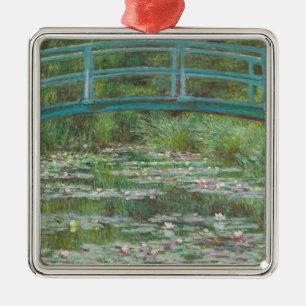 Claude Monet der japanische Steg, 1899 Ornament Aus Metall