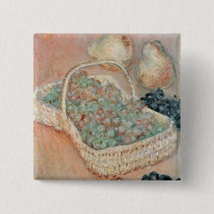 Claude Monet der Korb der Trauben, 1884 Button