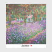 Claude Monet - Der Kunstgarten von Giverny Aufkleber (Blatt)