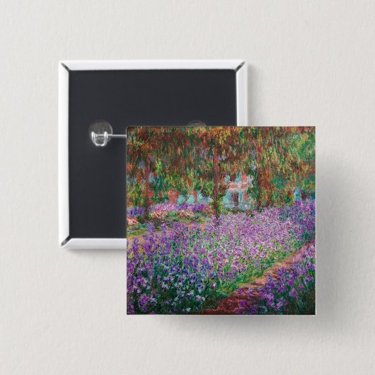 Claude Monet - Der Kunstgarten von Giverny Button (Vorne & Hinten)
