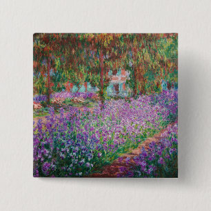 Claude Monet - Der Kunstgarten von Giverny Button