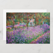 Claude Monet - Der Kunstgarten von Giverny Einladung (Vorne/Hinten)