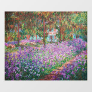 Claude Monet - Der Kunstgarten von Giverny Fensteraufkleber