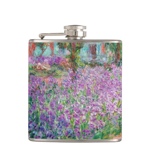 Claude Monet - Der Kunstgarten von Giverny Flachmann (Vorderseite)