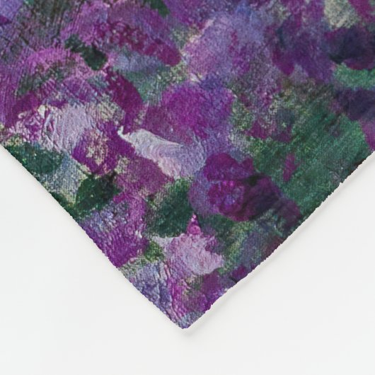 Claude Monet - Der Kunstgarten von Giverny Fleecedecke (Ecke)