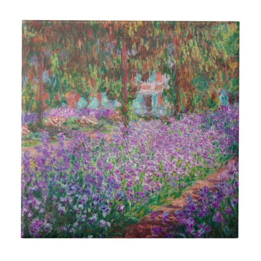 Claude Monet - Der Kunstgarten von Giverny Fliese (Vorderseite)