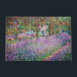 Claude Monet - Der Kunstgarten von Giverny Fußmatte<br><div class="desc">The Artist's Garden at Giverny / Le Jardin de l'artiste a Giverny - Claude Monet,  1900</div>