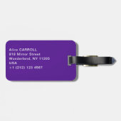 Claude Monet - Der Kunstgarten von Giverny Gepäckanhänger (Rückseite horizontal)