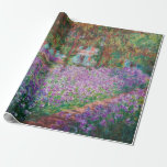 Claude Monet - Der Kunstgarten von Giverny Geschenkpapier<br><div class="desc">The Artist's Garden at Giverny / Le Jardin de l'artiste a Giverny - Claude Monet,  1900</div>