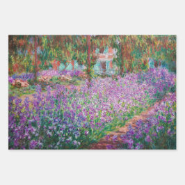 Claude Monet - Der Kunstgarten von Giverny Geschenkpapier Set