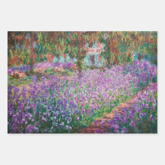 Claude Monet - Der Kunstgarten von Giverny Geschenkpapier Set (Vorderseite)