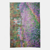 Claude Monet - Der Kunstgarten von Giverny Geschirrtuch (Vertikal)