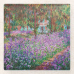 Claude Monet - Der Kunstgarten von Giverny Glasuntersetzer<br><div class="desc">The Artist's Garden at Giverny / Le Jardin de l'artiste a Giverny - Claude Monet,  1900</div>