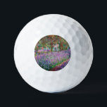 Claude Monet - Der Kunstgarten von Giverny Golfball<br><div class="desc">The Artist's Garden at Giverny / Le Jardin de l'artiste a Giverny - Claude Monet,  1900</div>