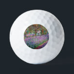 Claude Monet - Der Kunstgarten von Giverny Golfball<br><div class="desc">The Artist's Garden at Giverny / Le Jardin de l'artiste a Giverny - Claude Monet,  1900</div>