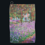 Claude Monet - Der Kunstgarten von Giverny Golfhandtuch<br><div class="desc">The Artist's Garden at Giverny / Le Jardin de l'artiste a Giverny - Claude Monet,  1900</div>