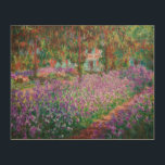 Claude Monet - Der Kunstgarten von Giverny Holzdruck<br><div class="desc">The Artist's Garden at Giverny / Le Jardin de l'artiste a Giverny - Claude Monet,  1900</div>