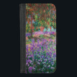 Claude Monet - Der Kunstgarten von Giverny iPhone 8/7 Geldbeutel-Hülle<br><div class="desc">The Artist's Garden at Giverny / Le Jardin de l'artiste a Giverny - Claude Monet,  1900</div>