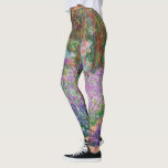 Claude Monet - Der Kunstgarten von Giverny Leggings<br><div class="desc">The Artist's Garden at Giverny / Le Jardin de l'artiste a Giverny - Claude Monet,  1900</div>