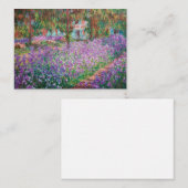 Claude Monet - Der Kunstgarten von Giverny Mitteilungskarte (Vorne/Hinten)