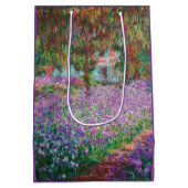 Claude Monet - Der Kunstgarten von Giverny Mittlere Geschenktüte (Rückseite)
