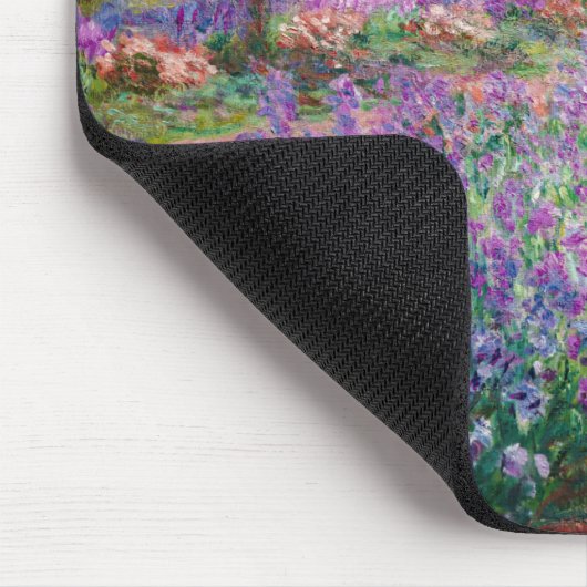 Claude Monet - Der Kunstgarten von Giverny Mousepad (Ecke)
