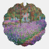Claude Monet - Der Kunstgarten von Giverny Ornament Karte (Rückseite)
