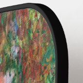 Claude Monet - Der Kunstgarten von Giverny Pickleball Schläger (Linke Seite)