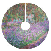 Claude Monet - Der Kunstgarten von Giverny Polyester Weihnachtsbaumdecke (Vorderseite)