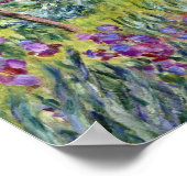 Claude Monet - Der Kunstgarten von Giverny Poster (Ecke)