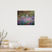 Claude Monet - Der Kunstgarten von Giverny Poster (Küche)