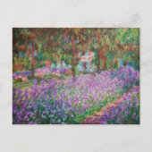 Claude Monet - Der Kunstgarten von Giverny Postkarte (Vorderseite)