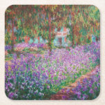 Claude Monet - Der Kunstgarten von Giverny Rechteckiger Pappuntersetzer<br><div class="desc">The Artist's Garden at Giverny / Le Jardin de l'artiste a Giverny - Claude Monet,  1900</div>