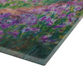 Claude Monet - Der Kunstgarten von Giverny Schneidebrett (Ecke)