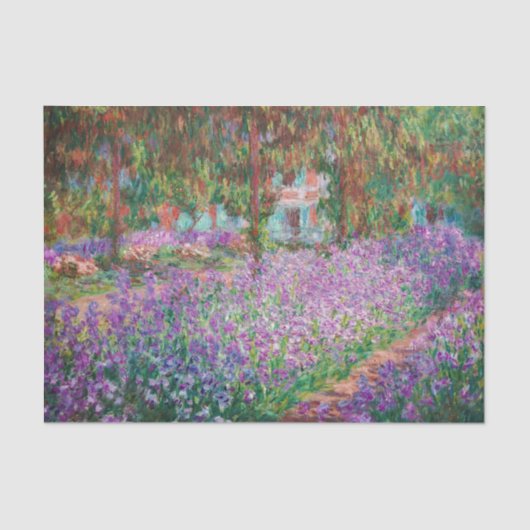 Claude Monet - Der Kunstgarten von Giverny Seidenpapier (Vorderseite)