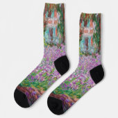 Claude Monet - Der Kunstgarten von Giverny Socken (Linkes Detail)