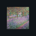 Claude Monet - Der Kunstgarten von Giverny Steinmagnet<br><div class="desc">The Artist's Garden at Giverny / Le Jardin de l'artiste a Giverny - Claude Monet,  1900</div>