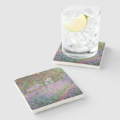 Claude Monet - Der Kunstgarten von Giverny Steinuntersetzer (Seitenansicht)