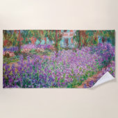 Claude Monet - Der Kunstgarten von Giverny Strandtuch (Vorderseite)