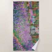 Claude Monet - Der Kunstgarten von Giverny Strandtuch (Vorderseite)
