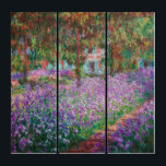 Claude Monet - Der Kunstgarten von Giverny Triptychon<br><div class="desc">The Artist's Garden at Giverny / Le Jardin de l'artiste a Giverny - Claude Monet,  1900</div>