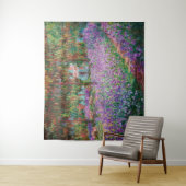 Claude Monet - Der Kunstgarten von Giverny Wandteppich (Beispiel)