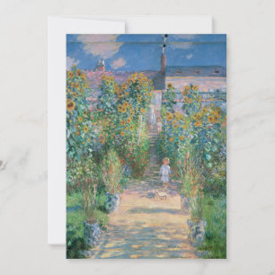 Claude Monet - Der Kunstgarten von Vétheuil Einladung